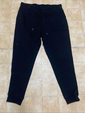 WinWin Black Men's Jogger Sweatpants with Drawstring Size XL Unisex